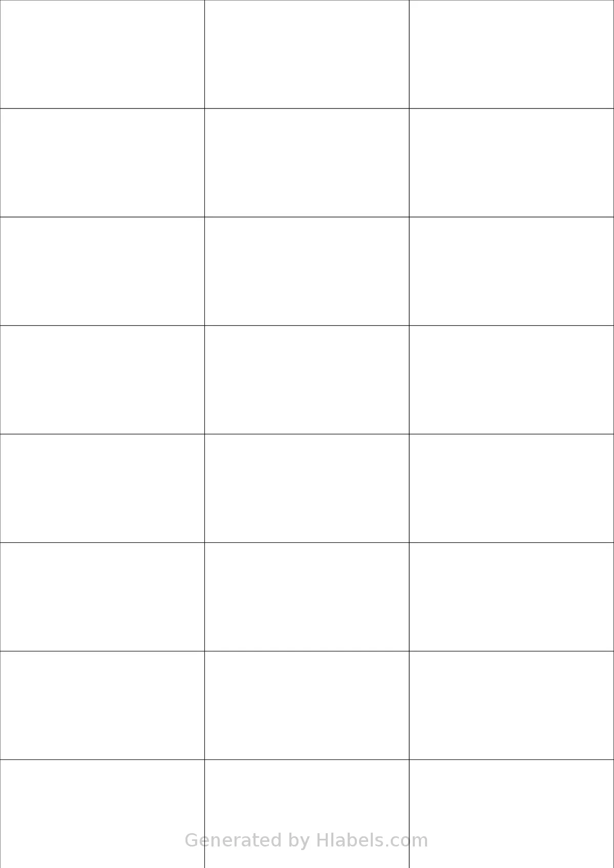 Apli® 01273 template with 24 rectangular 70 x 37.125 millimeter labels per sheet, on A4-size adhesive blank label sheets.