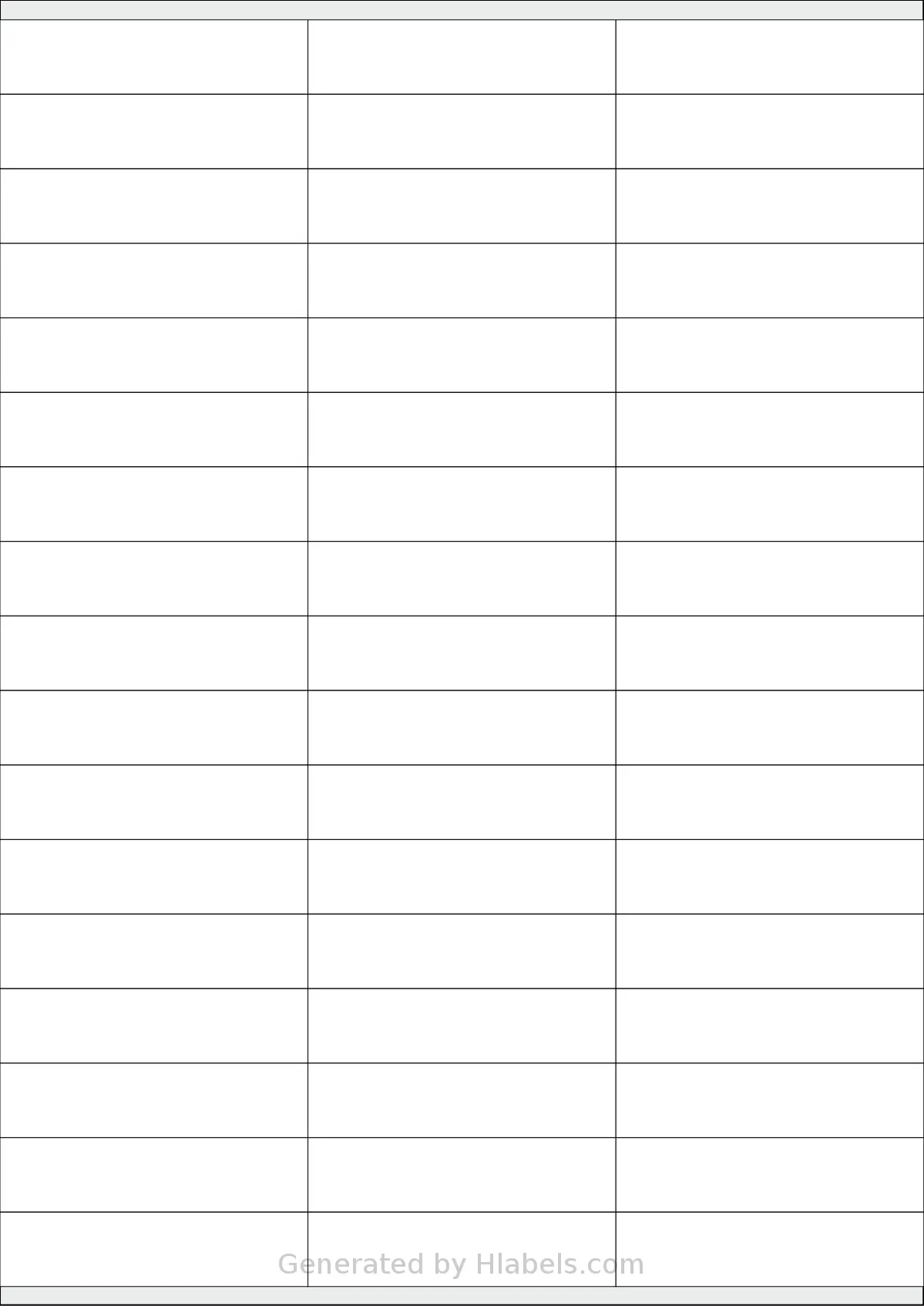Apli® 01294 template with 51 rectangular 70 x 16.9 millimeter labels per sheet, on A4-size adhesive blank label sheets.