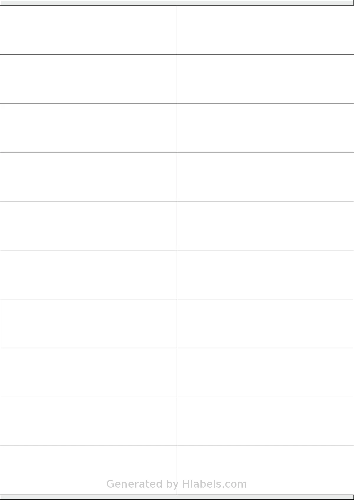 Apli® 01299 template with 20 rectangular 105 x 29 millimeter labels per sheet, on A4-size adhesive blank label sheets.