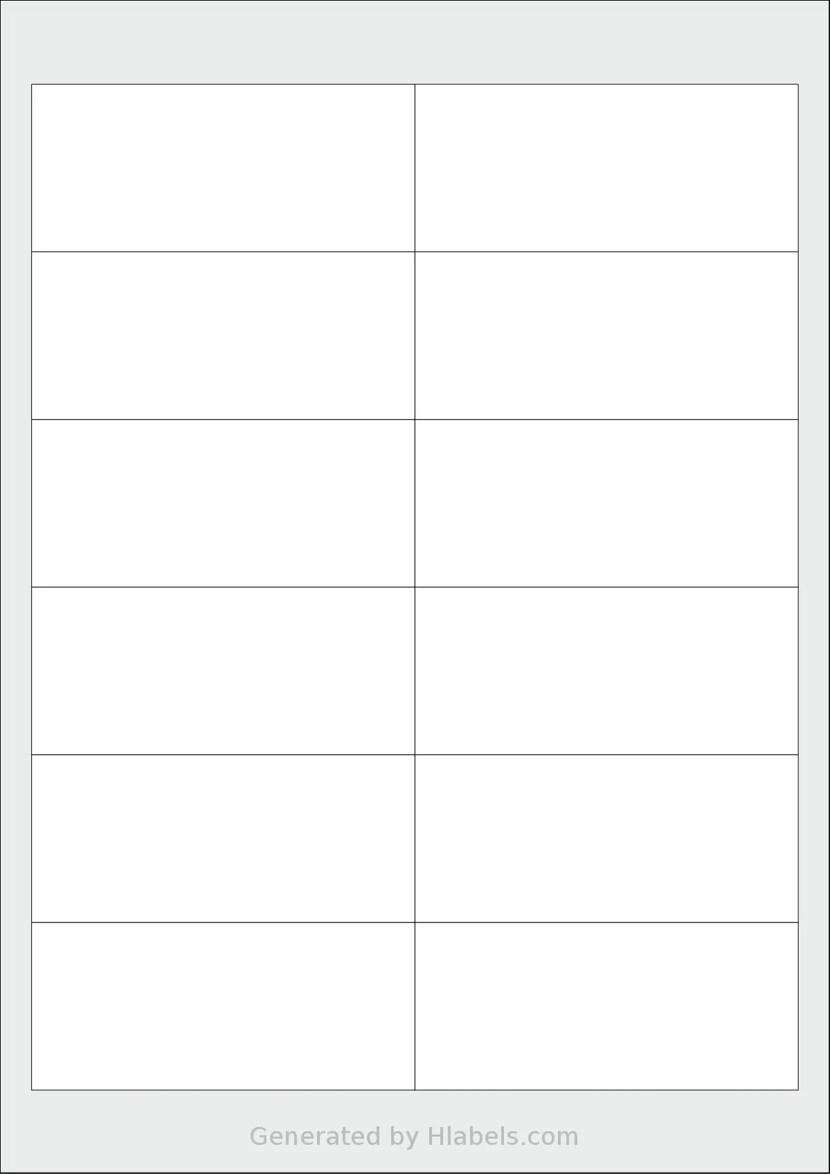 Apli® 01784 template with 12 rectangular 97 x 42.4 millimeter labels per sheet, on A4-size adhesive blank label sheets.