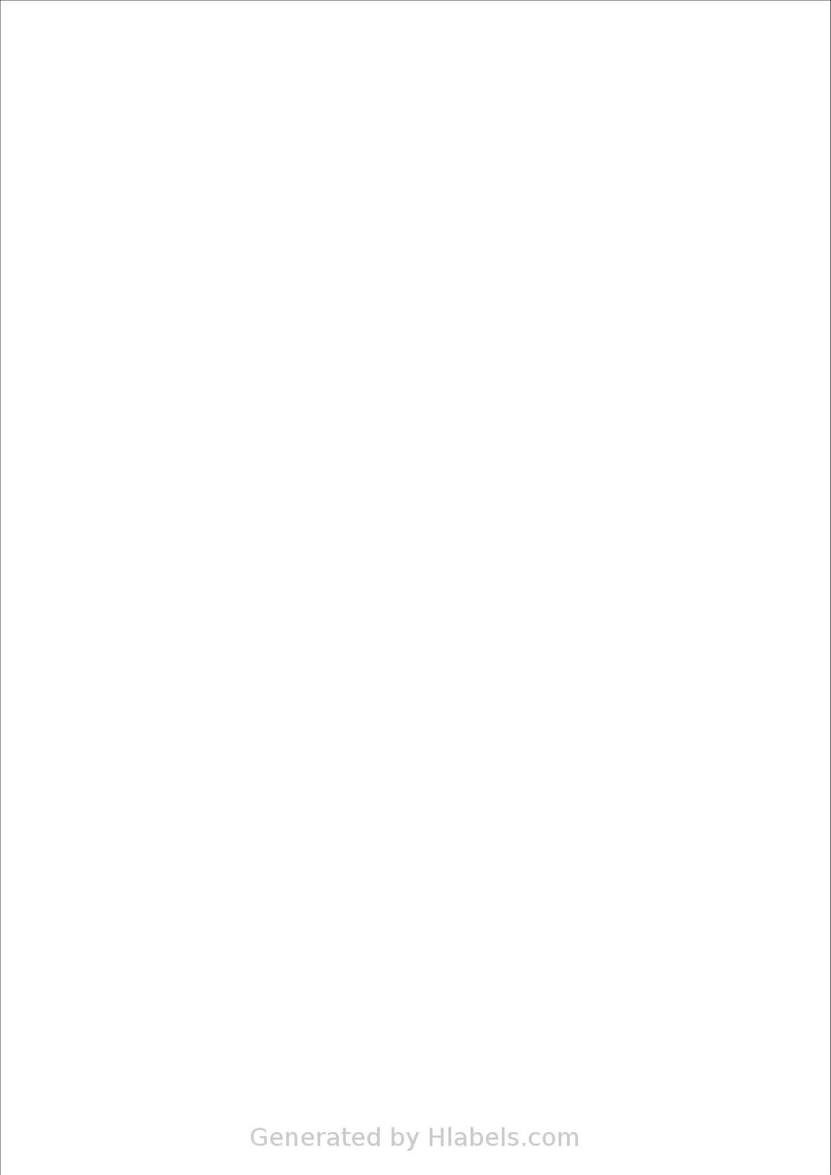 BioLabels® CL1210BIO template with 1 rectangular 210 x 297 millimeter labels per sheet, on A4-size adhesive blank label sheets.