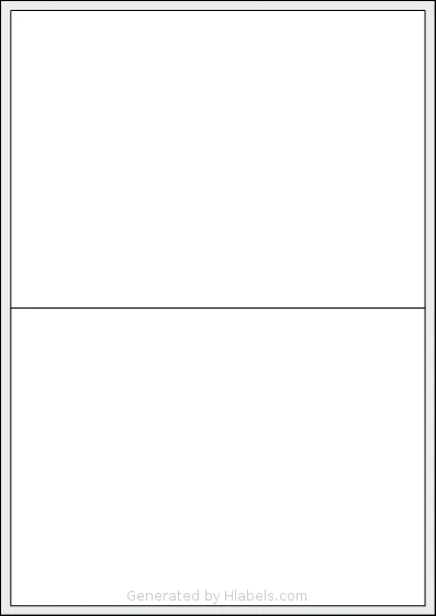 Herma® 10314 Template Herma® 10314 template with 2 rectangular 199.6 x 143.5 millimeter labels per sheet, on A4-size adhesive blank label sheets.