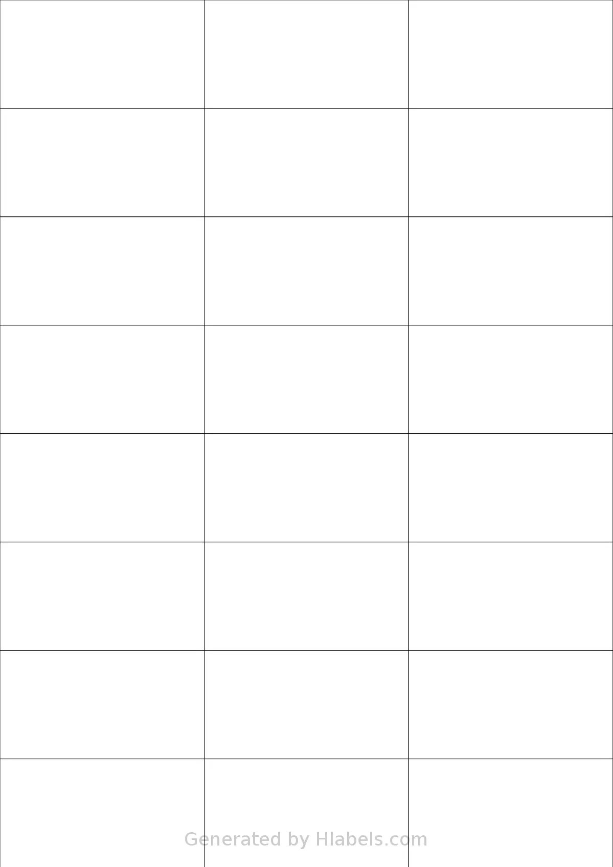 Herma® 4685 template with 24 rectangular 70 x 37.12 millimeter labels per sheet, on A4-size adhesive blank label sheets.