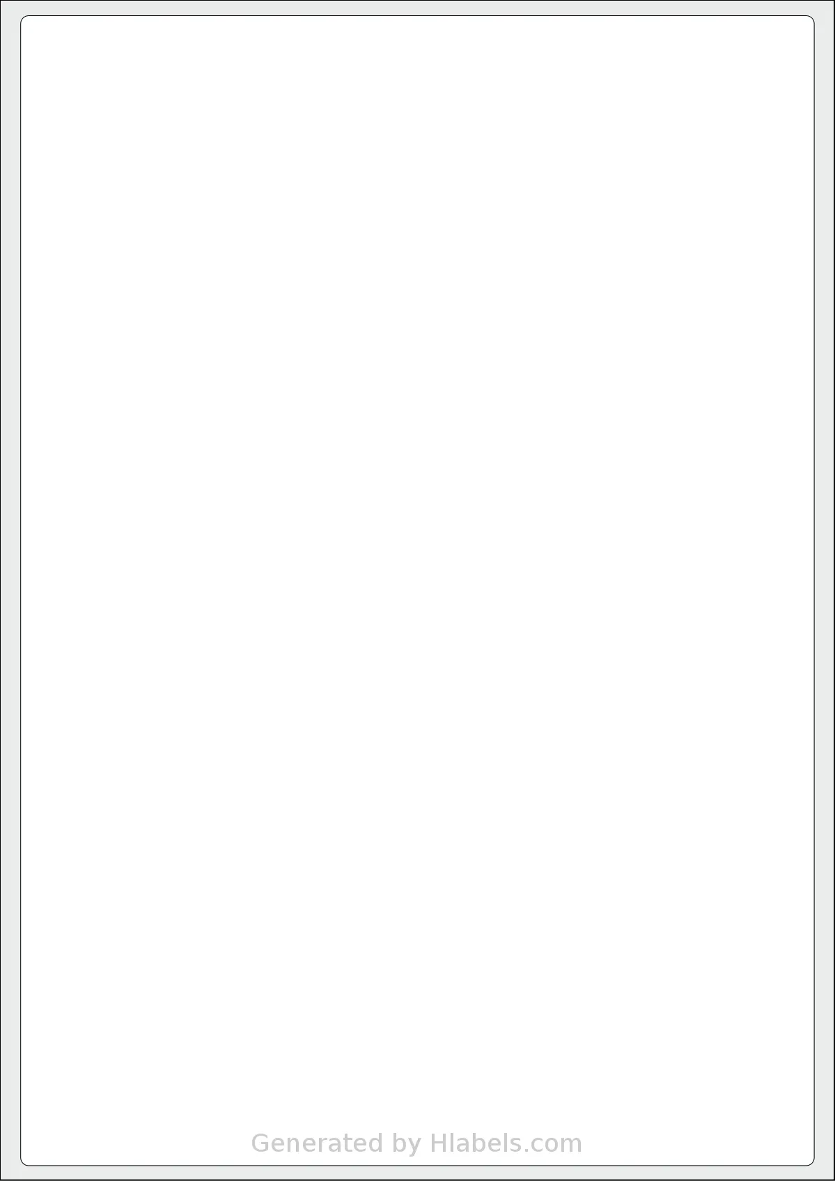 LotusLabels® LL01SE template with 1 rectangular 199.6 x 289.1 millimeter labels per sheet, on A4-size adhesive blank label sheets.