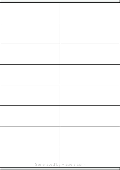 Megastar® LP4MS-10536 template with 16 rectangular 105 x 36 millimeter labels per sheet, on A4-size adhesive blank label sheets.