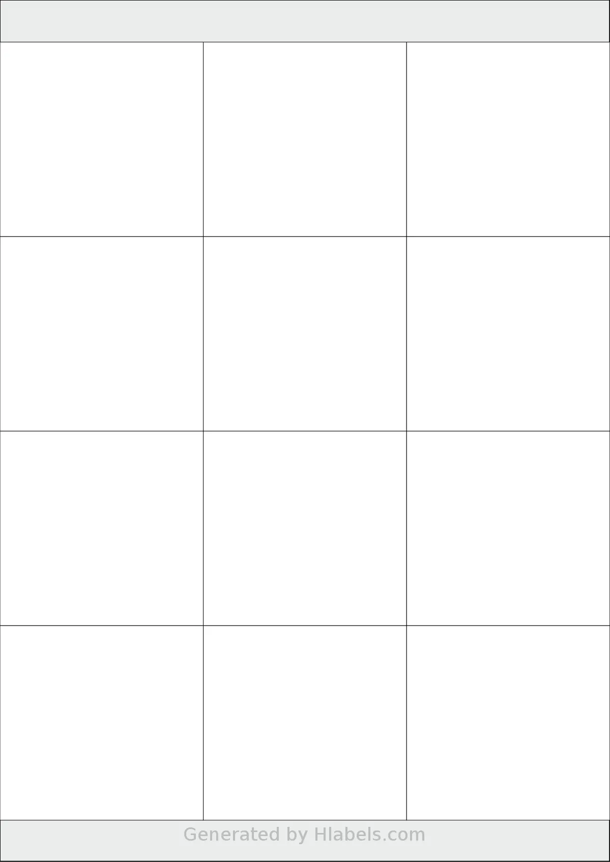 Megastar® LP4MS-7067 template with 12 rectangular 70 x 67 millimeter labels per sheet, on A4-size adhesive blank label sheets.