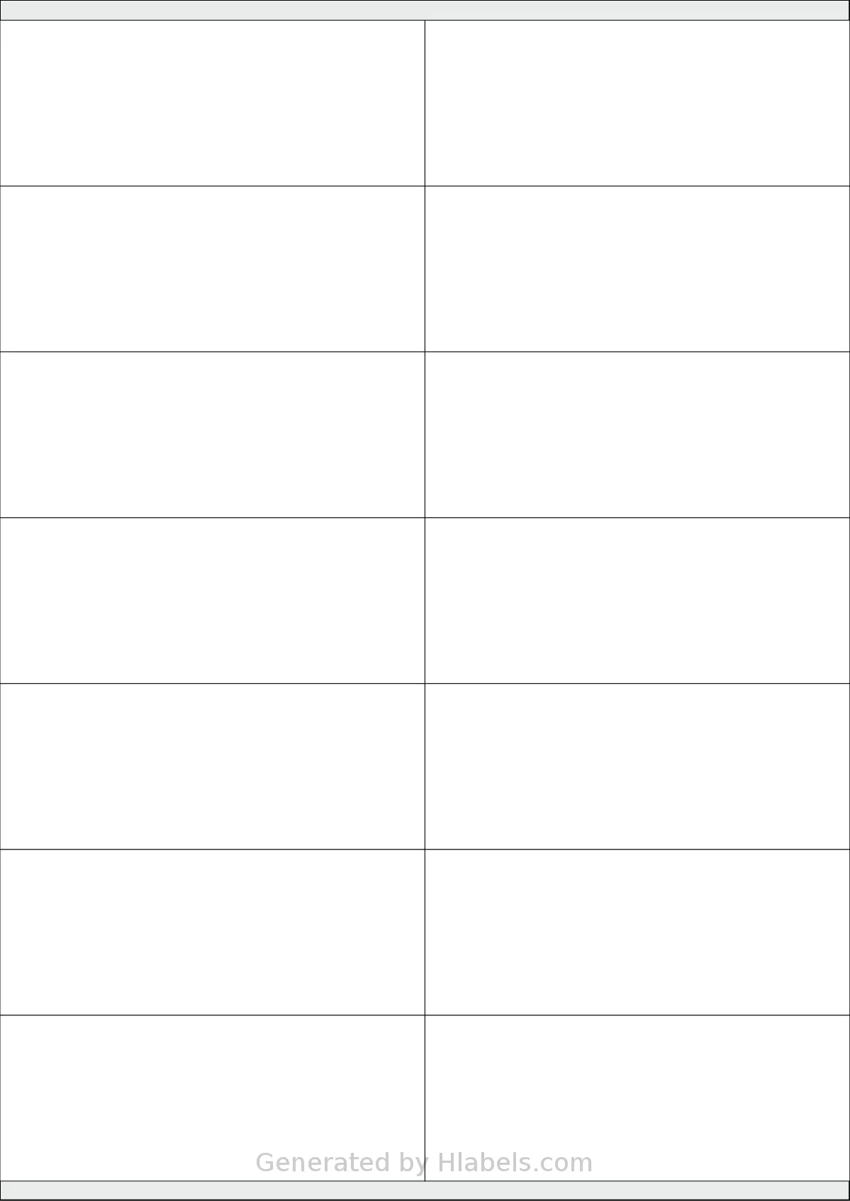 Megastar® LP4MS5-10541 template with 14 rectangular 105 x 41 millimeter labels per sheet, on A4-size adhesive blank label sheets.