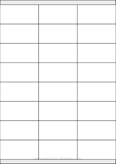 Megastar® LP4MS5-7035 template with 24 rectangular 70 x 35 millimeter labels per sheet, on A4-size adhesive blank label sheets.