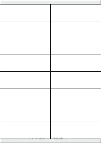 OnlineLabels® EU30042 template with 16 rectangular 105 x 34.875 millimeter labels per sheet, on A4-size adhesive blank label sheets.