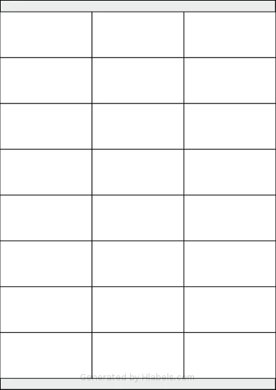 OnlineLabels® EU30046 template with 24 rectangular 70 x 34.875 millimeter labels per sheet, on A4-size adhesive blank label sheets.