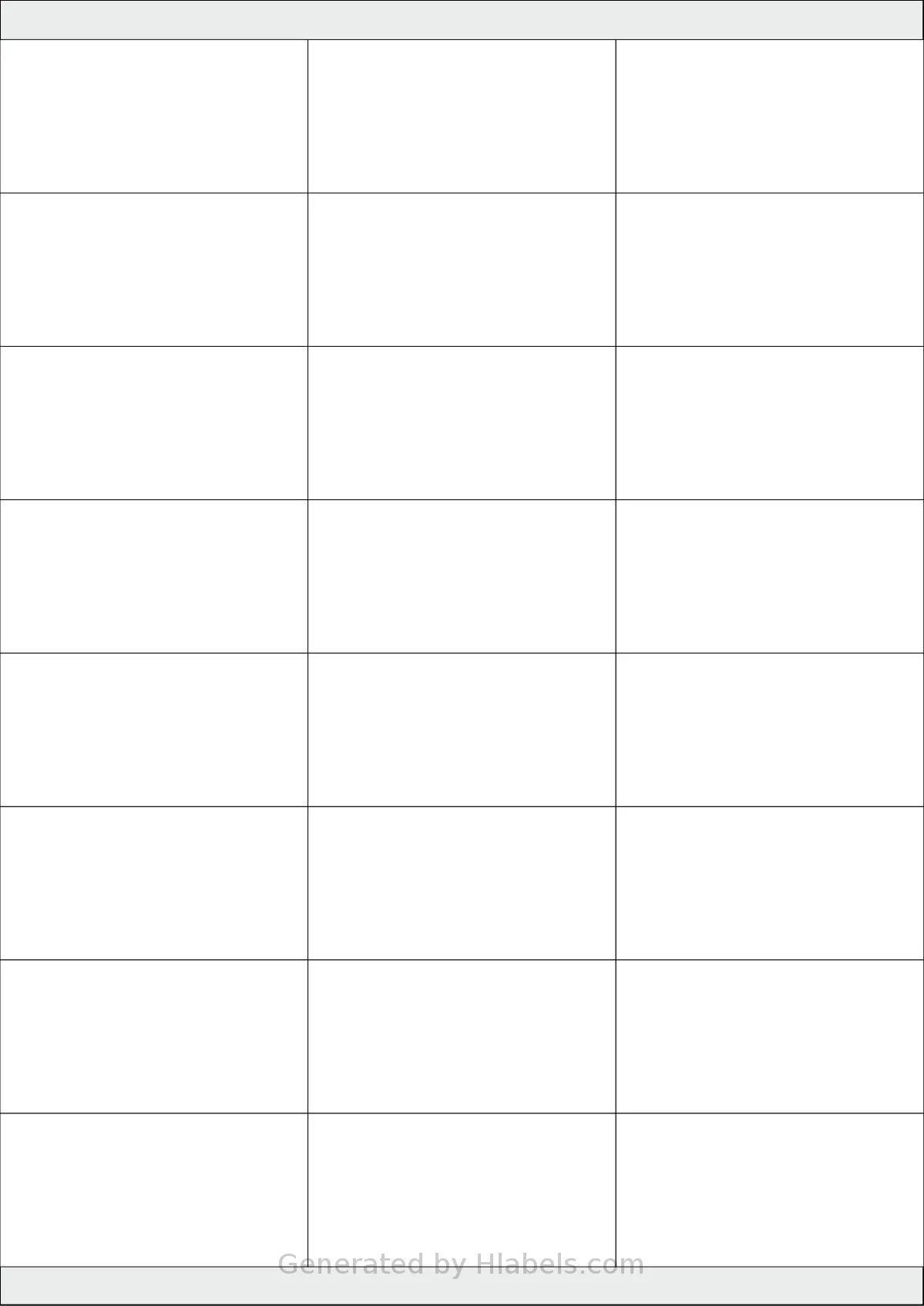 OnlineLabels® EU30046 template with 24 rectangular 70 x 34.875 millimeter labels per sheet, on A4-size adhesive blank label sheets.