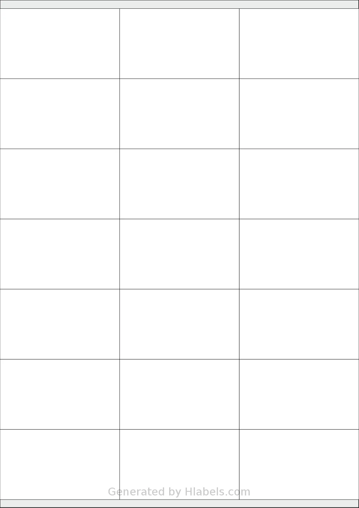 Printation® 1367803-NP template with 21 rectangular 70 x 41 millimeter labels per sheet, on A4-size adhesive blank label sheets.
