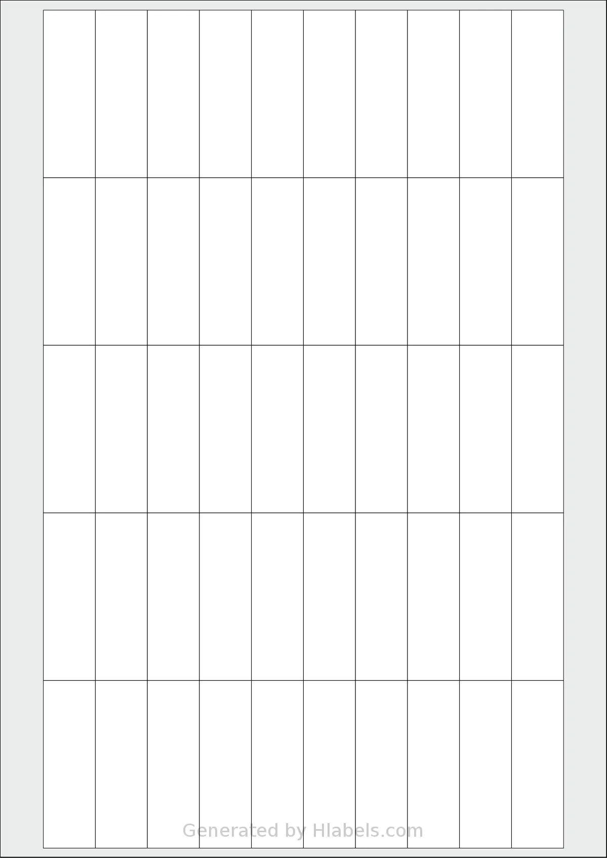 Sorex® 018058 template with 50 rectangular 18 x 58 millimeter labels per sheet, on A4-size adhesive blank label sheets.