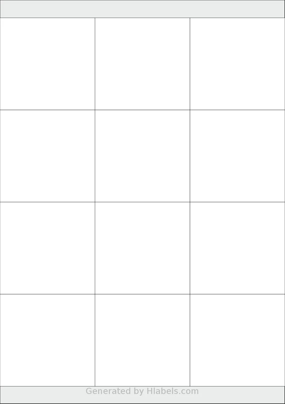 Sorex® 070067 template with 12 rectangular 70 x 67.7 millimeter labels per sheet, on A4-size adhesive blank label sheets.