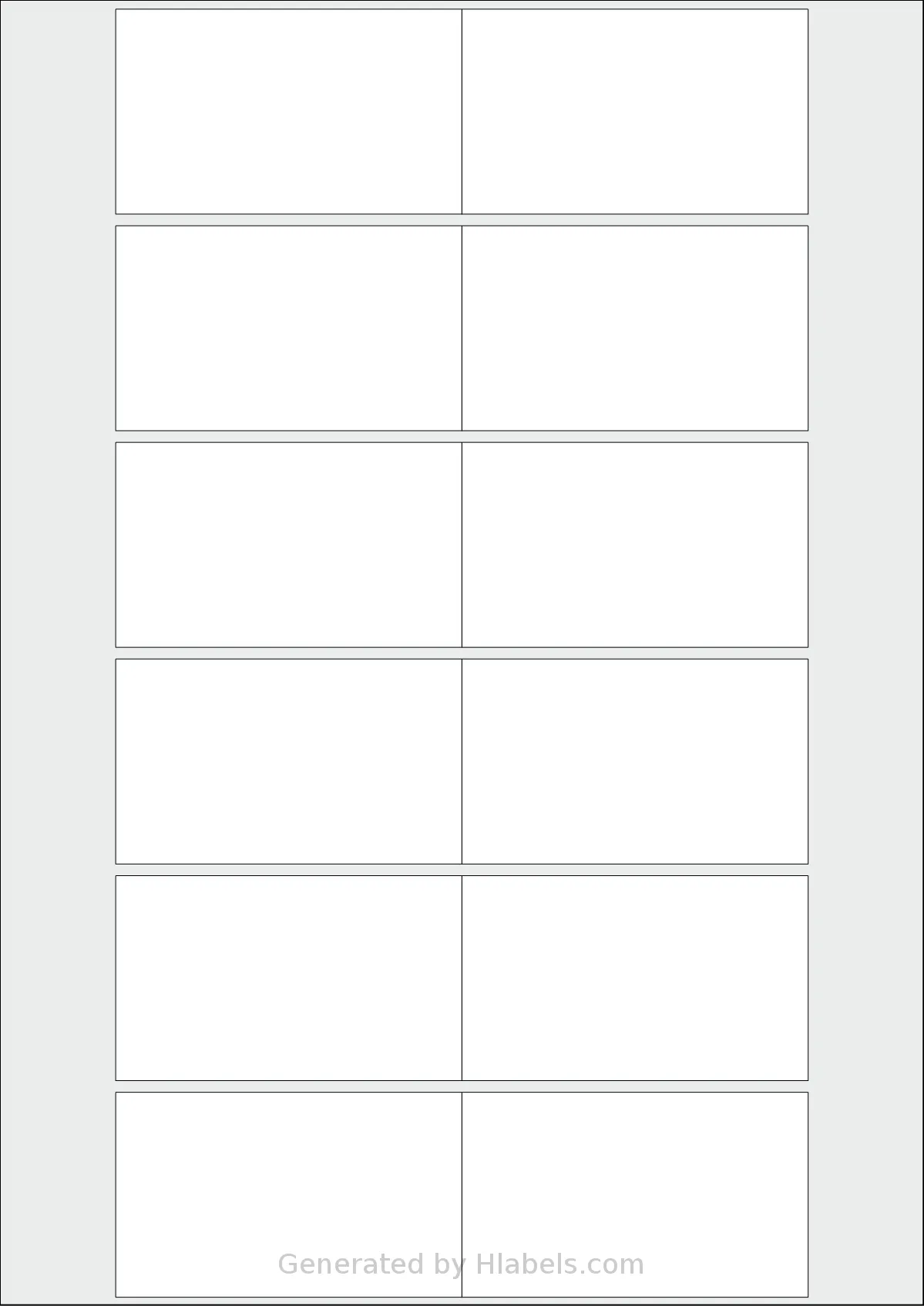 Sorex® 078046 template with 12 rectangular 78.7 x 46.6 millimeter labels per sheet, on A4-size adhesive blank label sheets.
