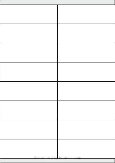 Sorex® 105035 template with 16 rectangular 105 x 35 millimeter labels per sheet, on A4-size adhesive blank label sheets.