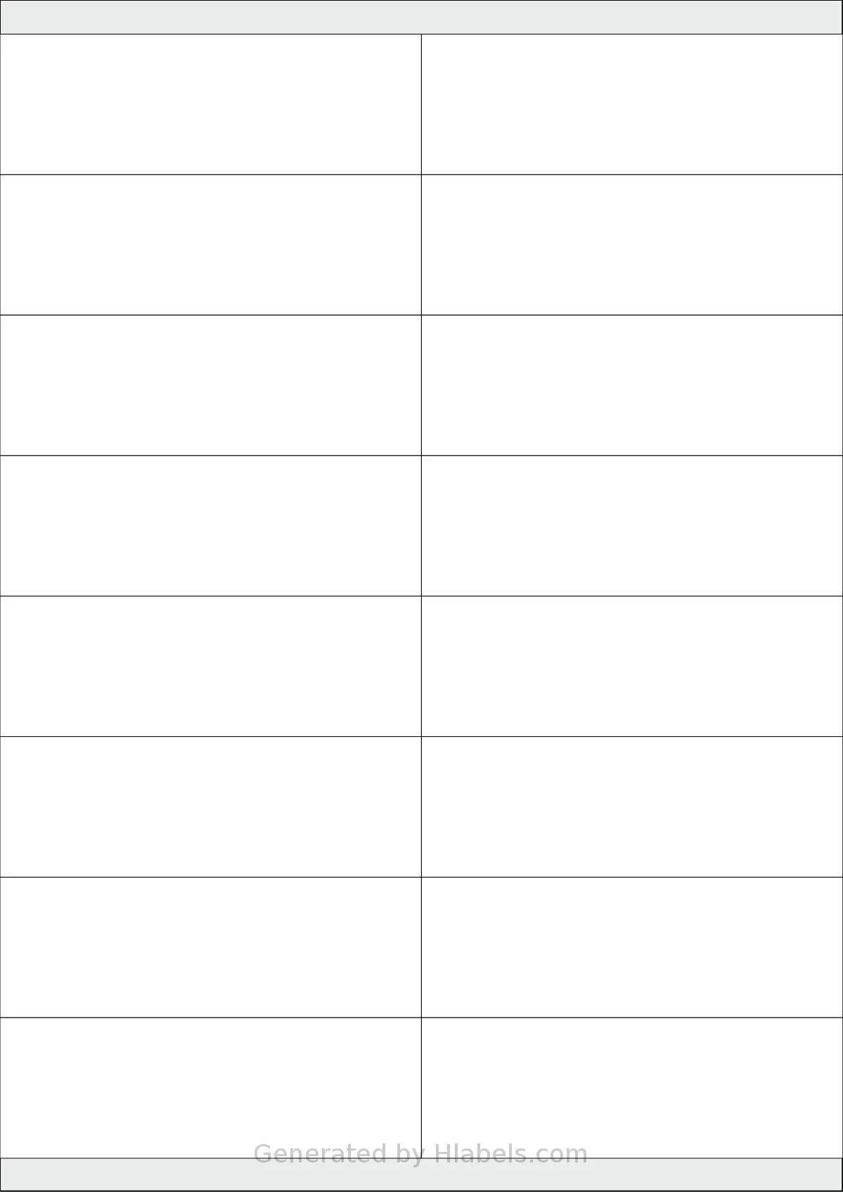 Sorex® 105035 template with 16 rectangular 105 x 35 millimeter labels per sheet, on A4-size adhesive blank label sheets.