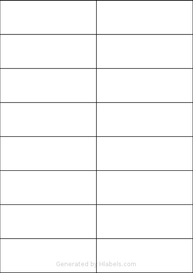 Sorex® 105037 template with 16 rectangular 105 x 37 millimeter labels per sheet, on A4-size adhesive blank label sheets.
