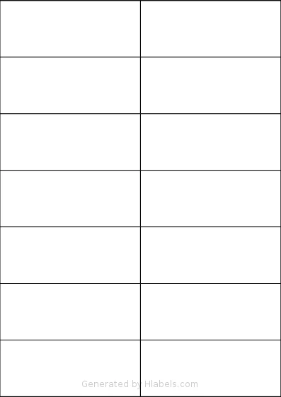 Sorex® 105042 template with 14 rectangular 105 x 42.3 millimeter labels per sheet, on A4-size adhesive blank label sheets.