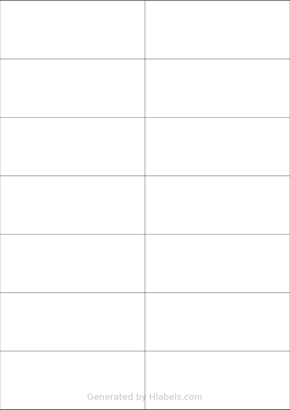 Sorex® 105042 template with 14 rectangular 105 x 42.3 millimeter labels per sheet, on A4-size adhesive blank label sheets.
