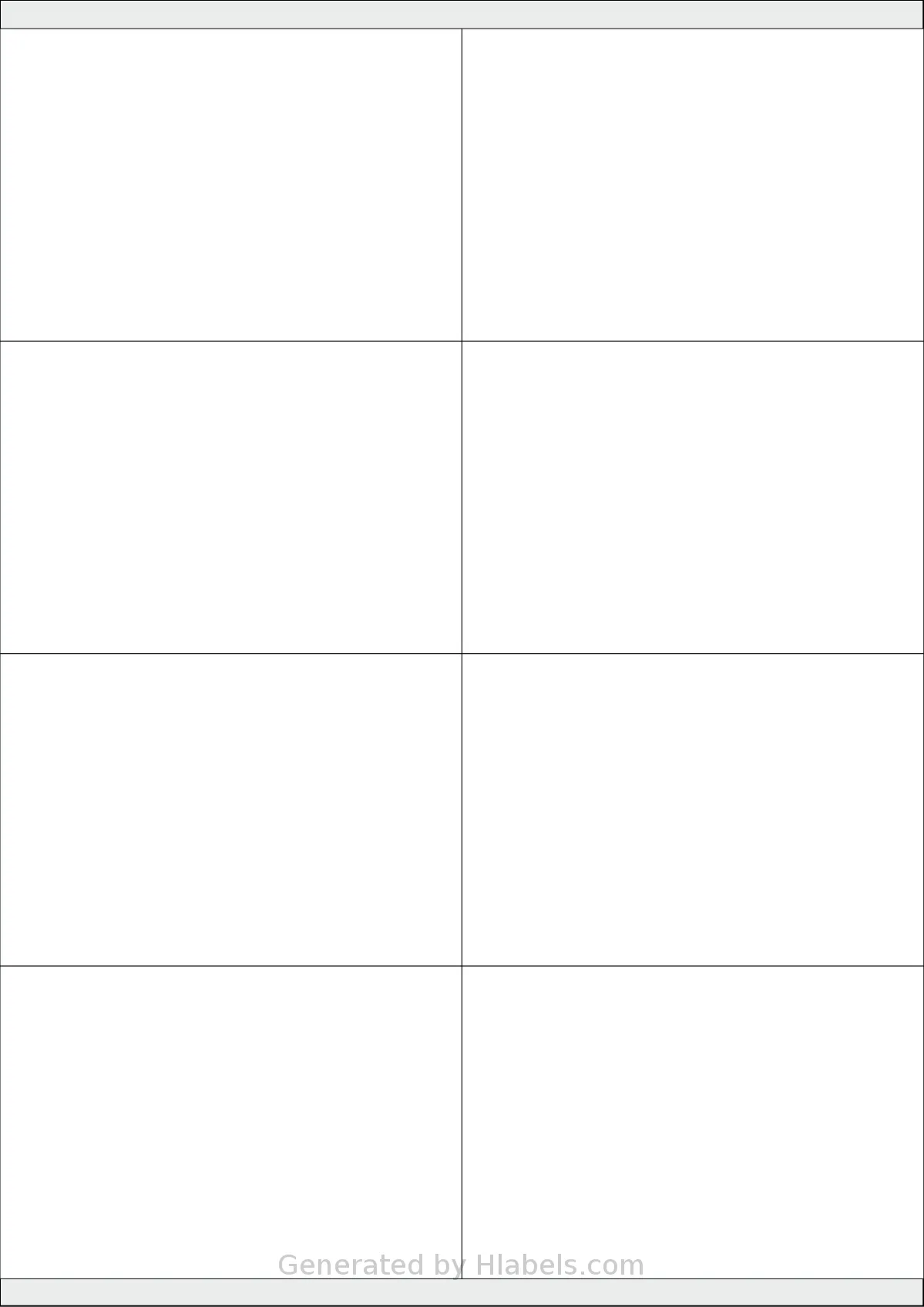 Xerox® 003R97404 template with 8 rectangular 105 x 71 millimeter labels per sheet, on A4-size adhesive blank label sheets.