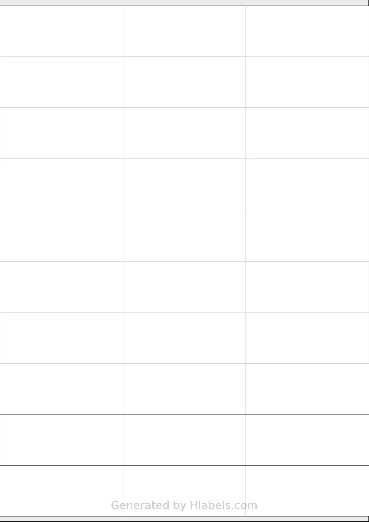 Xerox® 003R97409 template with 30 rectangular 70 x 29 millimeter labels per sheet, on A4-size adhesive blank label sheets.