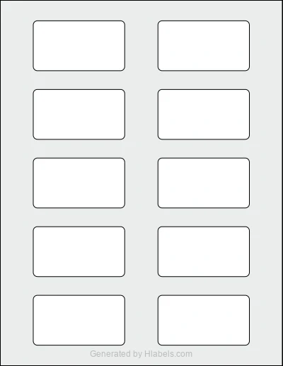 Avery Presta® 36517 Template Avery Presta® 36517 template with 10 rectangular 2.75 x 1.5 inch labels per sheet, on Letter-size adhesive blank label sheets.