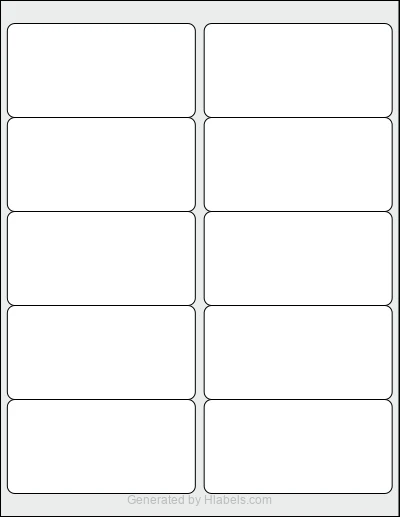 Avery Presta® 36566 Template Avery Presta® 36566 template with 10 rectangular 4 x 2 inch labels per sheet, on Letter-size adhesive blank label sheets.