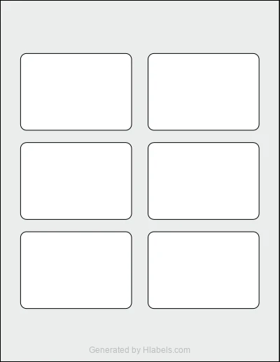 Avery Presta® 94212 Template Avery Presta® 94212 template with 6 rectangular 3.375 x 2.333 inch labels per sheet, on Letter-size adhesive blank label sheets.