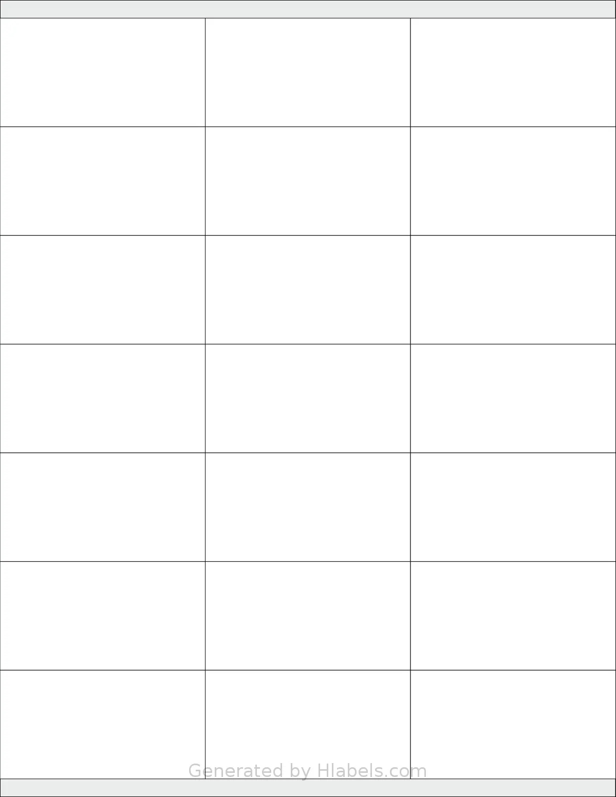 MacoLabels® M-5360 template with 21 rectangular 2.8333 x 1.5 inch labels per sheet, on Letter-size adhesive blank label sheets.