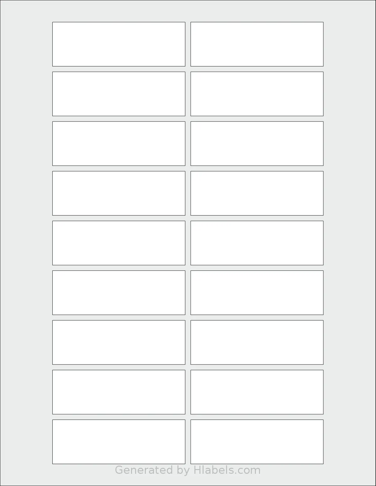 Premium® PLS228 template with 18 rectangular 3 x 1 inch labels per sheet, on Letter-size adhesive blank label sheets.