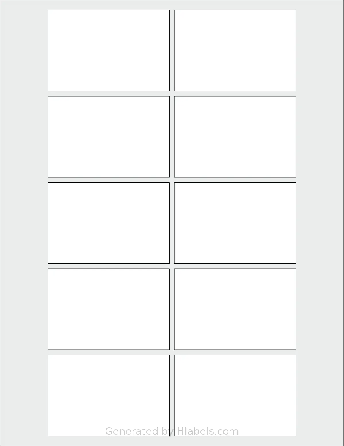 Premium® PLS504 template with 10 rectangular 3 x 2 inch labels per sheet, on Letter-size adhesive blank label sheets.