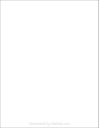 Premium® PLS664 template with 1 rectangular 8.5 x 11 inch labels per sheet, on Letter-size adhesive blank label sheets.