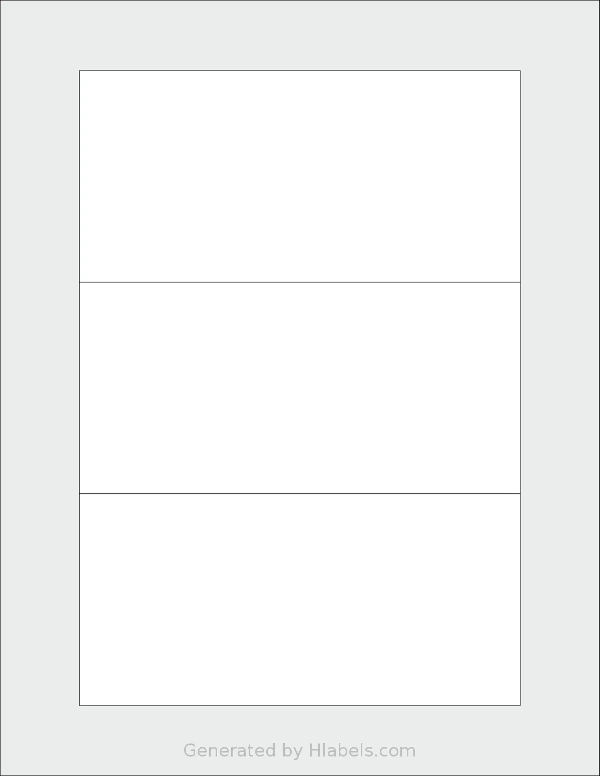 SheetLabels® SL1747 template with 3 rectangular 6.25 x 3 inch labels per sheet, on Letter-size adhesive blank label sheets.