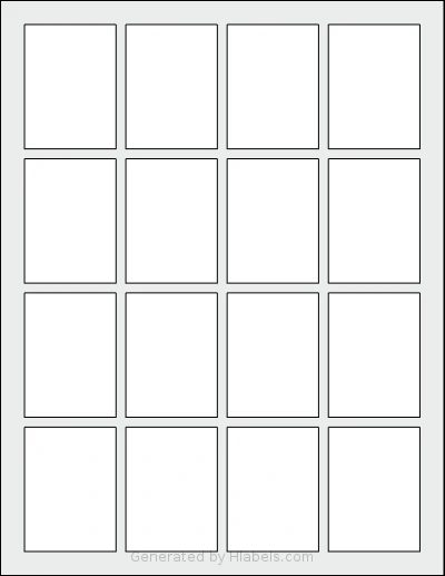 SheetLabels® SL880 template with 16 rectangular 1.75 x 2.375 inch labels per sheet, on Letter-size adhesive blank label sheets.