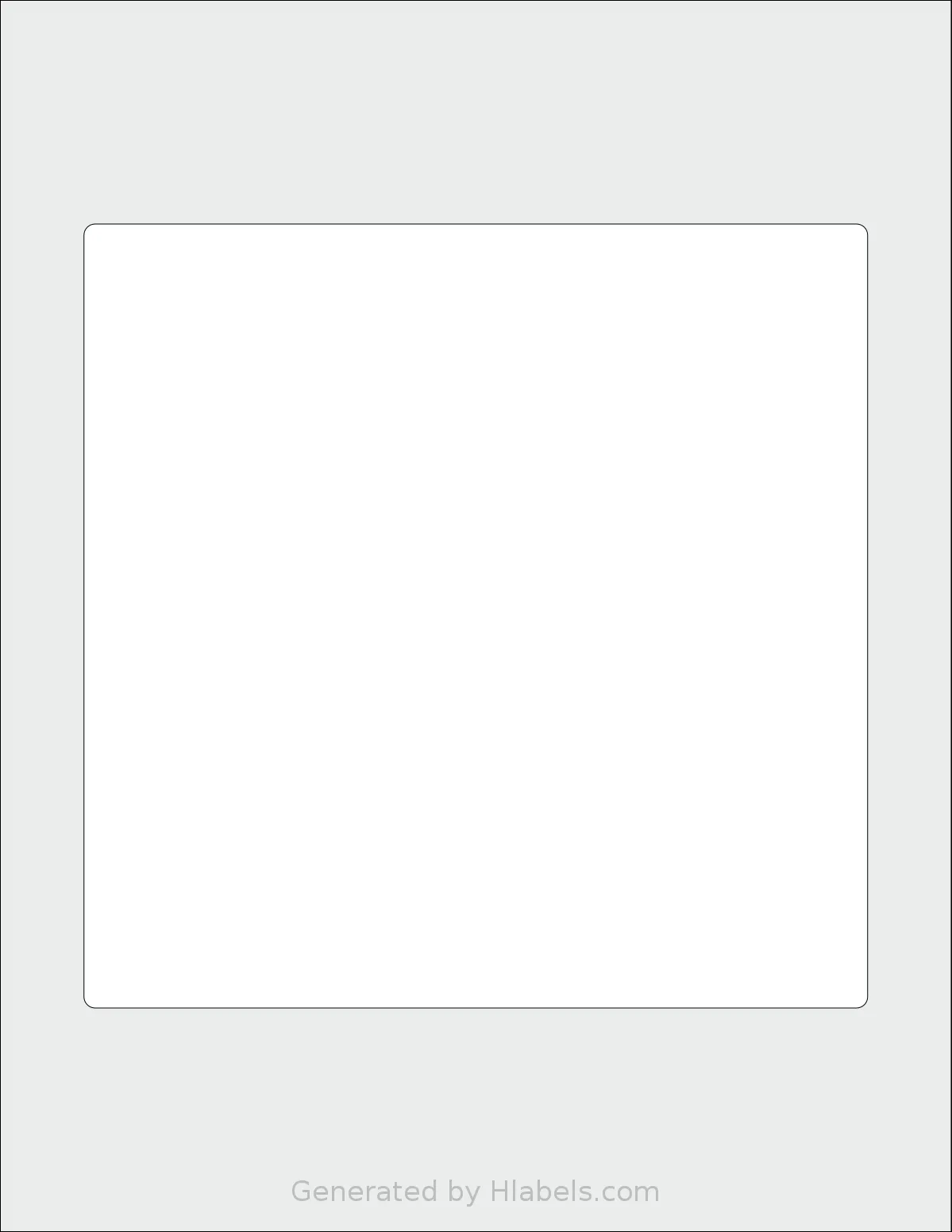 SheetLabels® SL906 template with 1 square 7 x 7 inch labels per sheet, on Letter-size adhesive blank label sheets.